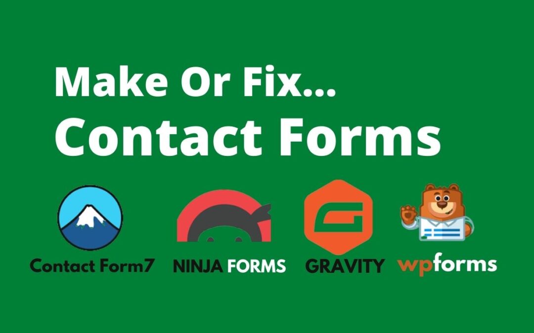 make or solve contact form, login form, pop up form, sign up form